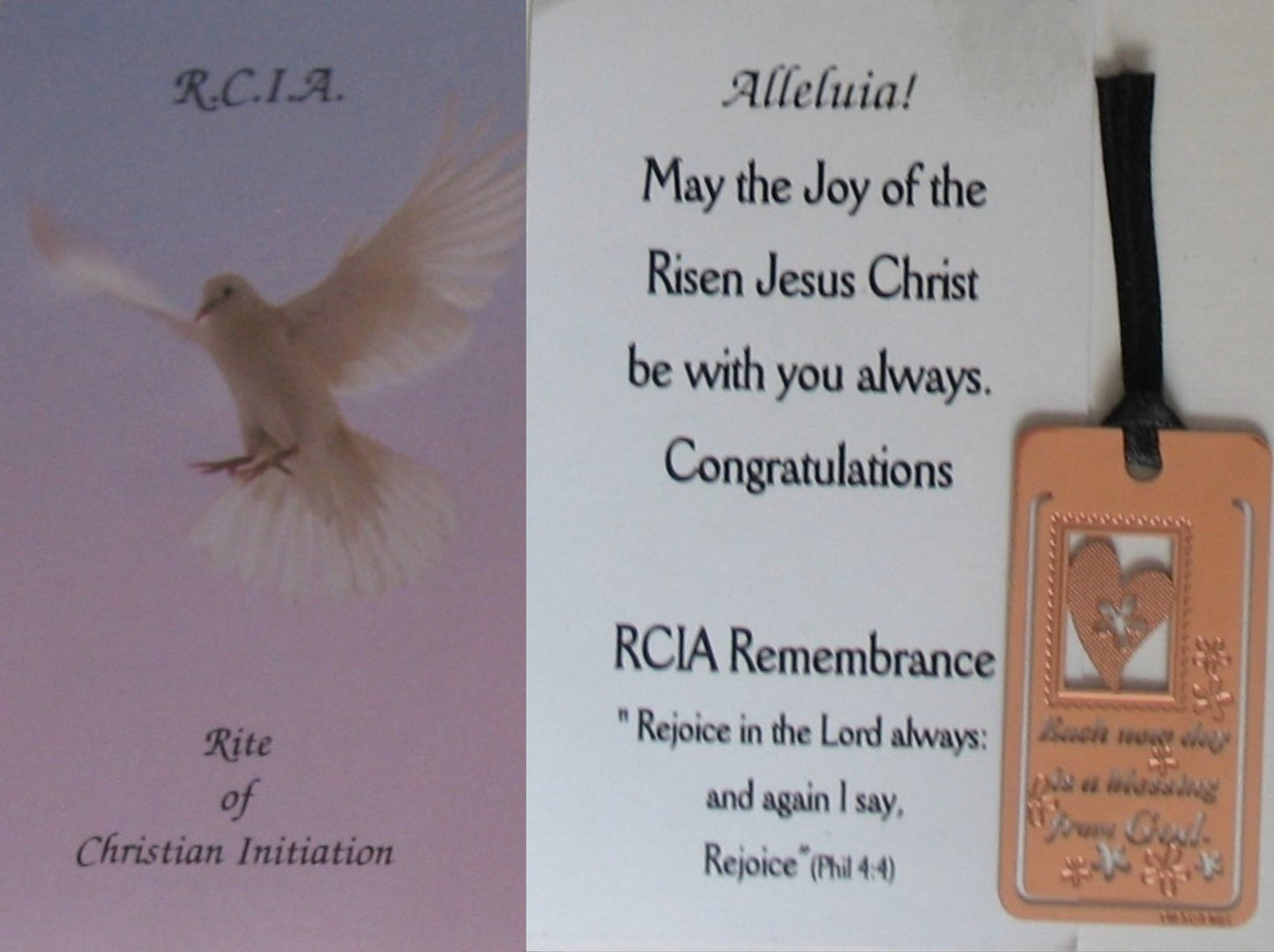 RCIA Remembrance - New Day Metal Bookmark