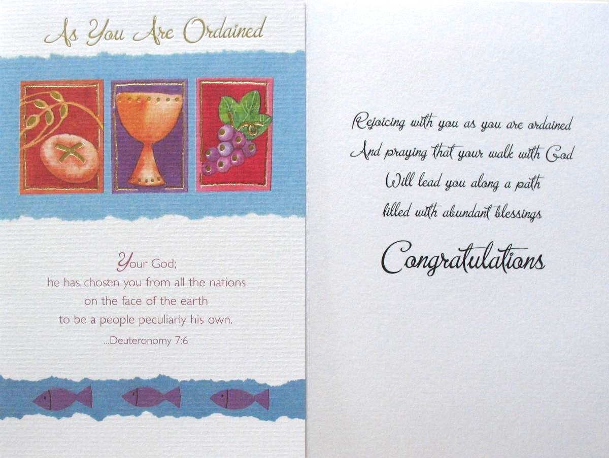 Ordination Greeting Card