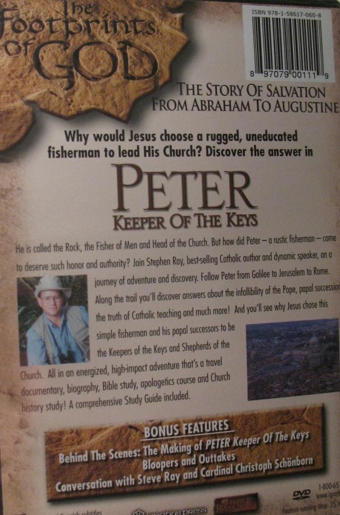 The Footprints of God - Peter - Keeper of the Keys -  DVD