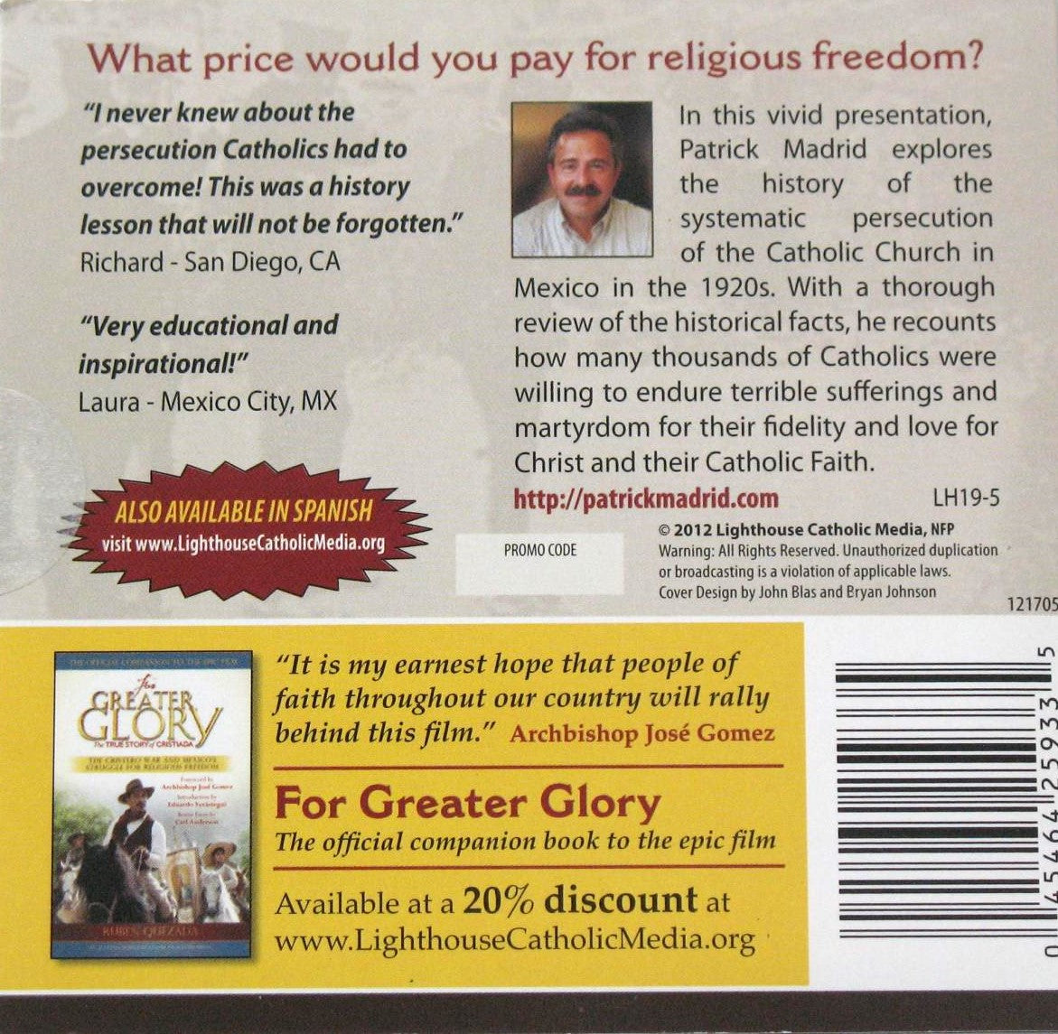 Attack on Religious Liberty : The Battle for the Faith in Mexico- CD Talk By Patrick Madrid