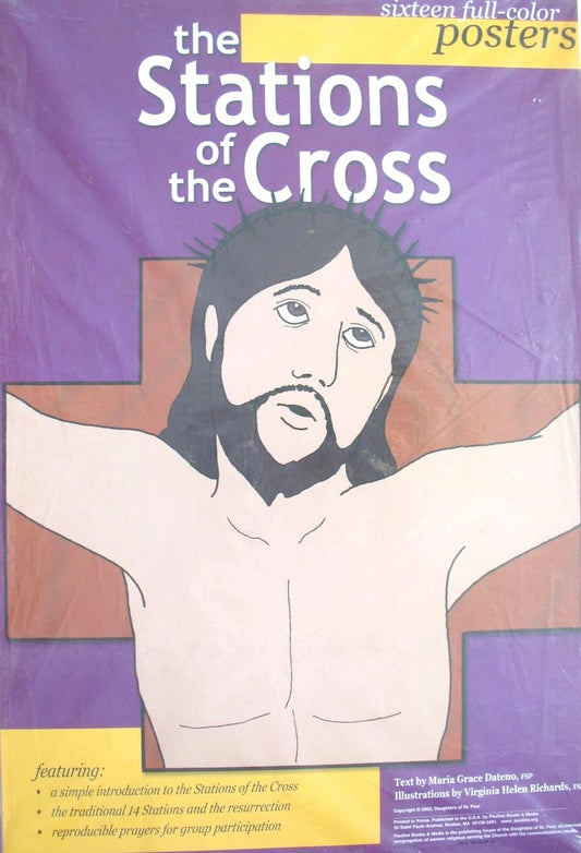 Stations of the Cross - set of 16 Posters - Kids Poster Series