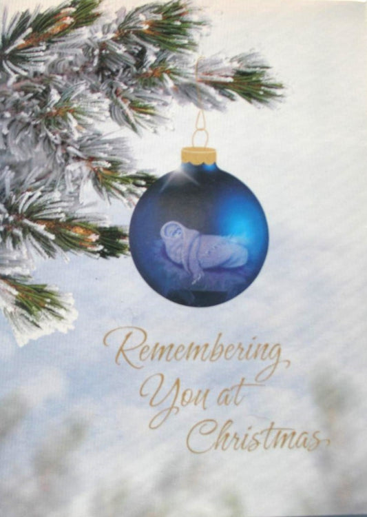 Christmas Greeting Card - Remembering You at Christmas