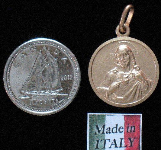 10K Gold Scapular Medal - Med Round