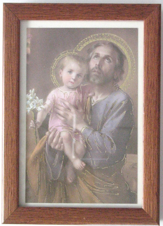 St. Joseph with Child Jesus Framed Picture
