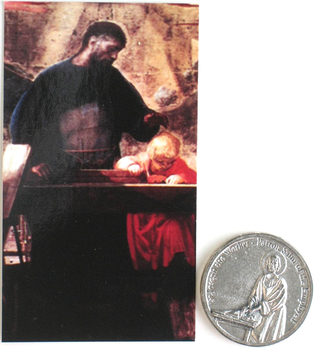 St. Joseph the Worker Pocket Token & Prayercard