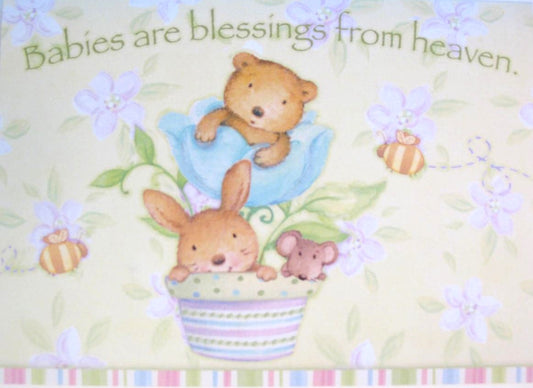 New Baby Greeting Card by Legacy Value Card