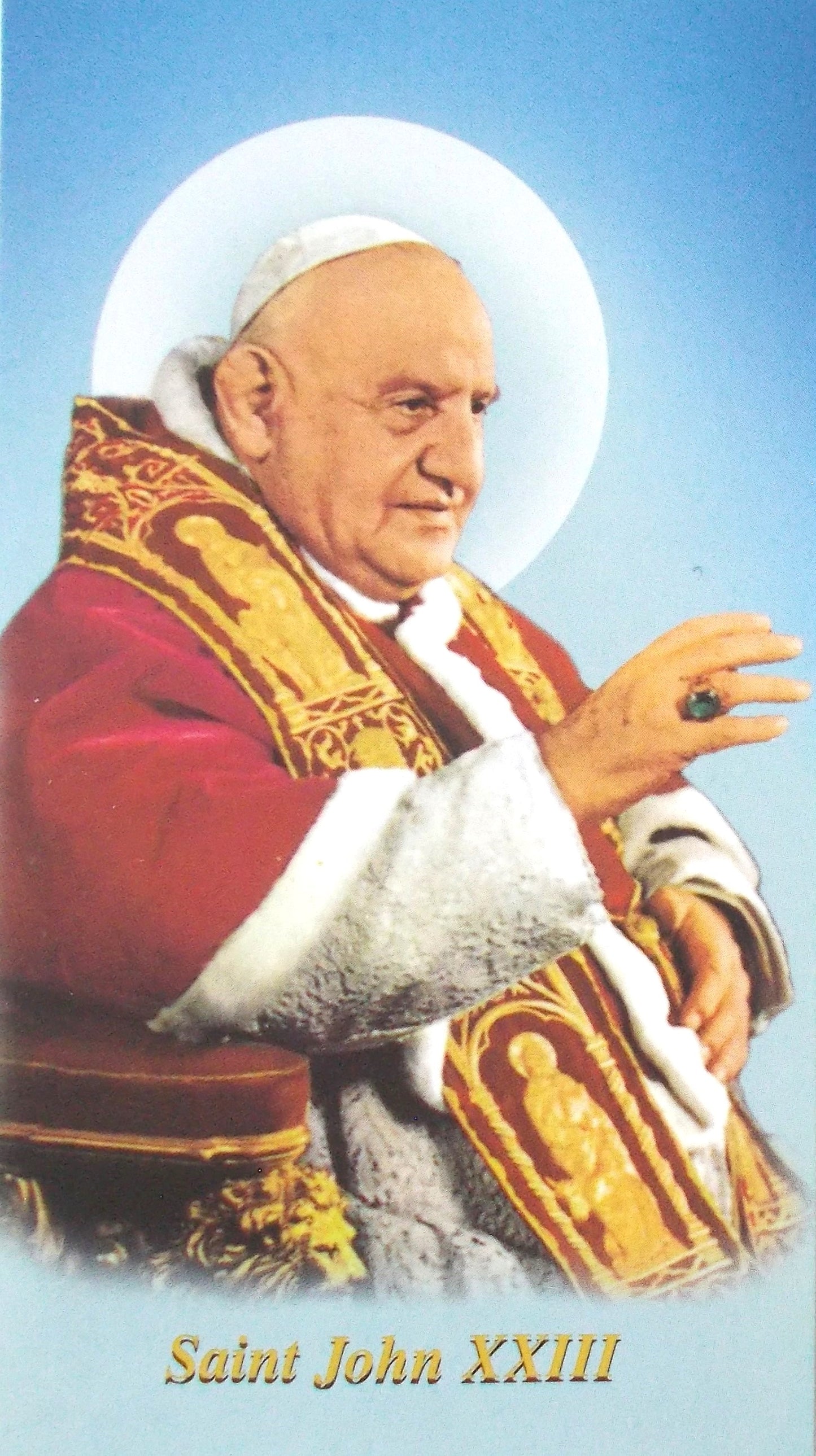 St. John XXIII , Pope Prayercard - Paper Cardstock