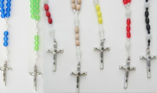 Rosary - Cord with Luminous Crucifix and Our Father Beads