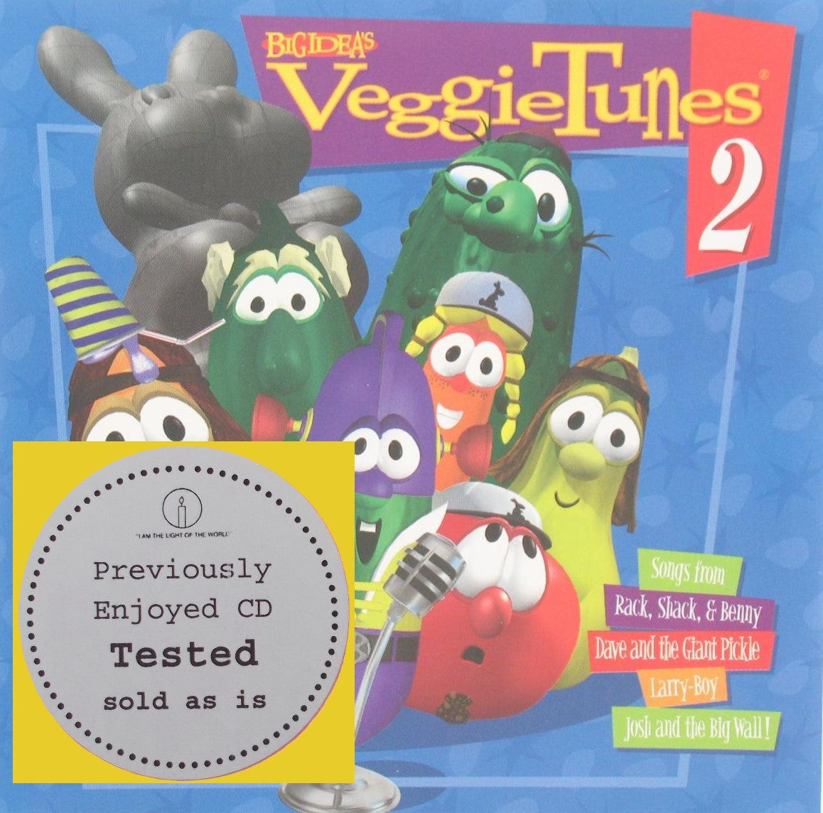 VeggieTales - VeggieTunes 2 - Music CD - Demo - Used