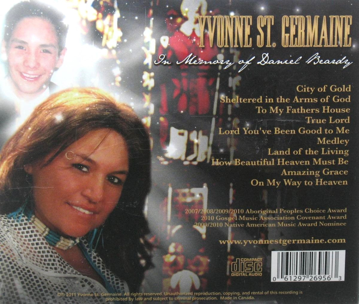 Yvonne St. Germaine - In Memory of Daniel Beardy - Music CD