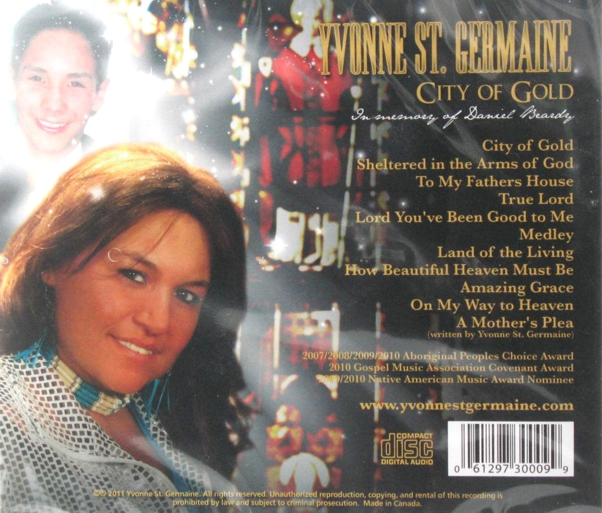 Yvonne St. Germaine - City of Gold : In Memory of Daniel Beardy - Music CD